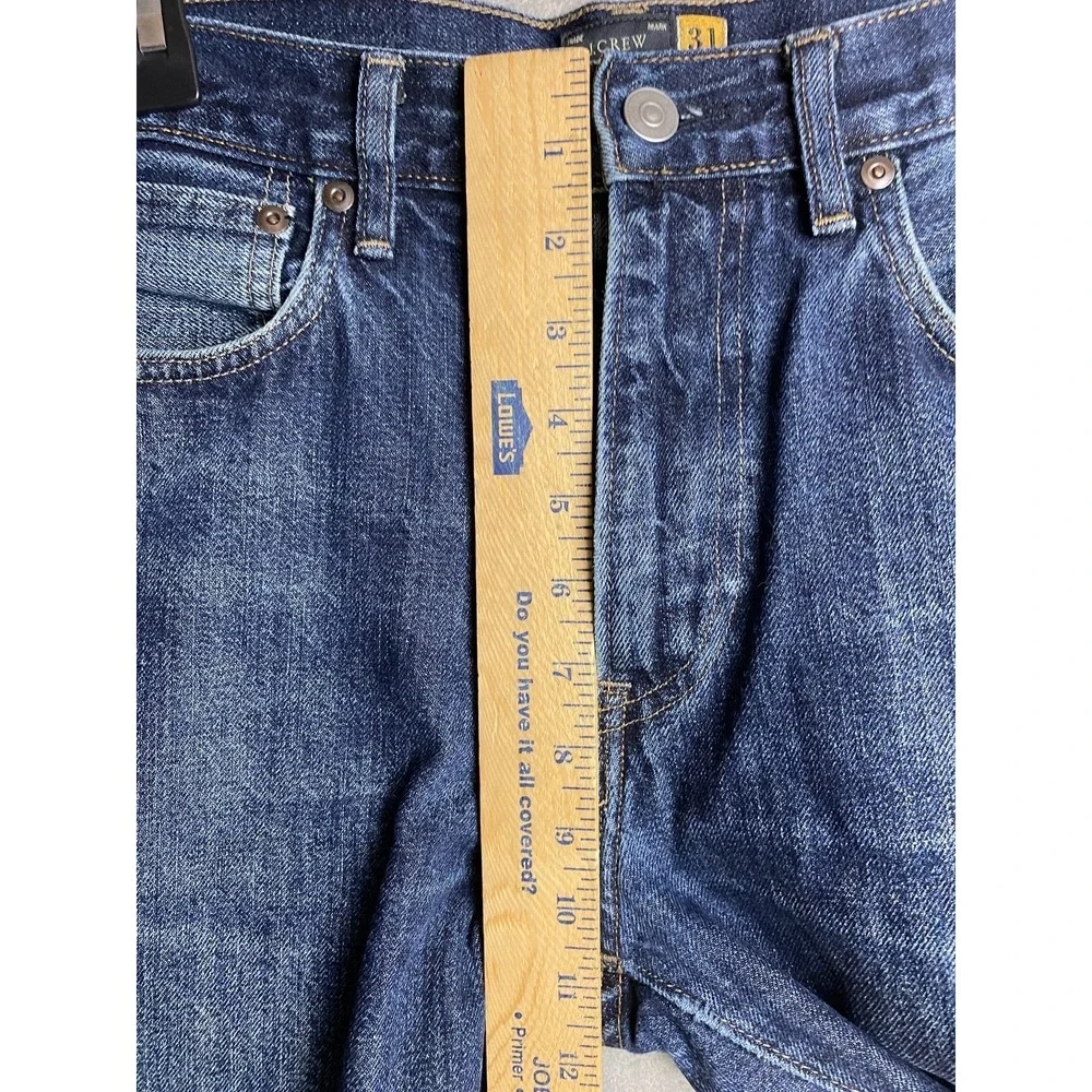 J.Crew Men's Slim Straight Jeans Blue Size 31x32 Denim